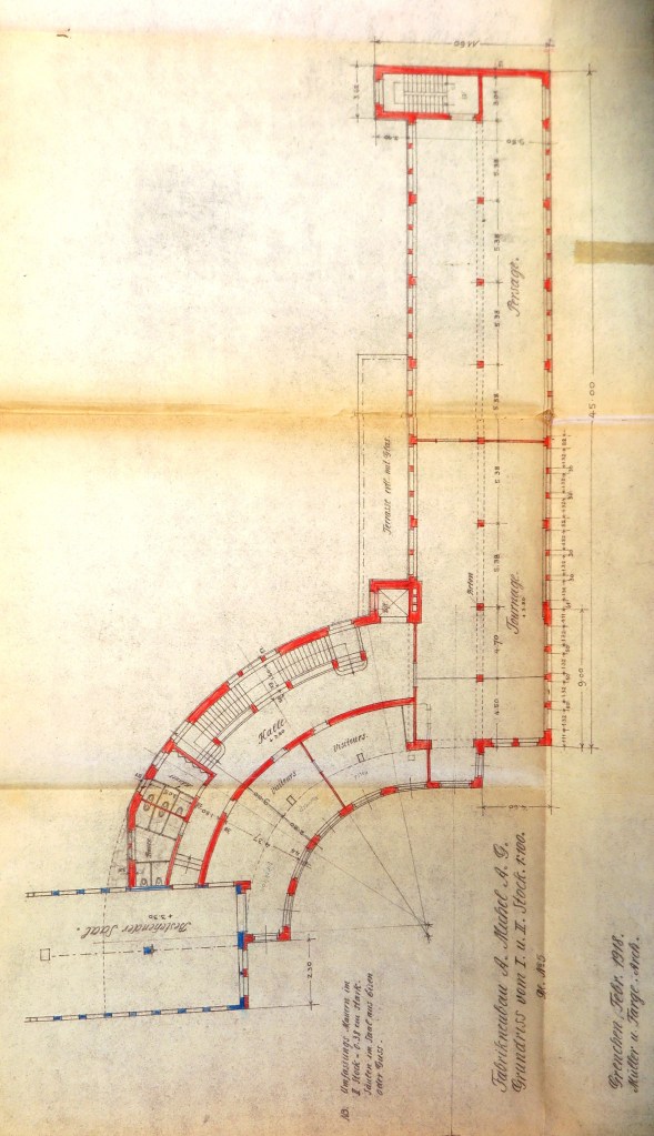 19180121 Fabrikneubau Ost Grundriss 1. St. Total IMG_3711