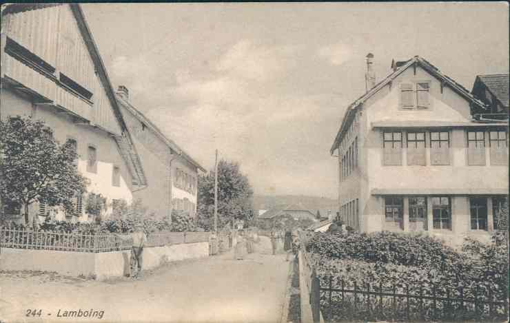 Fabrik Lamboing 1909 Karte Roth