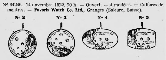 Modell 34246 1922 Favoris Foliot