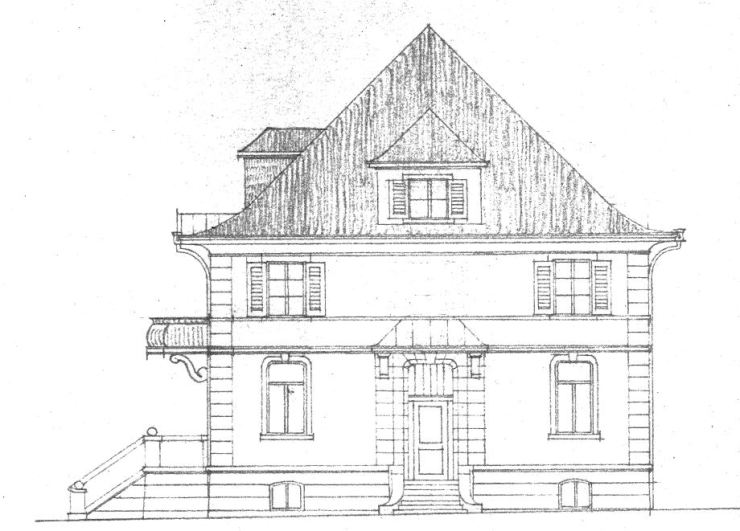 Villa Michel 2. Schritt Ostansicht